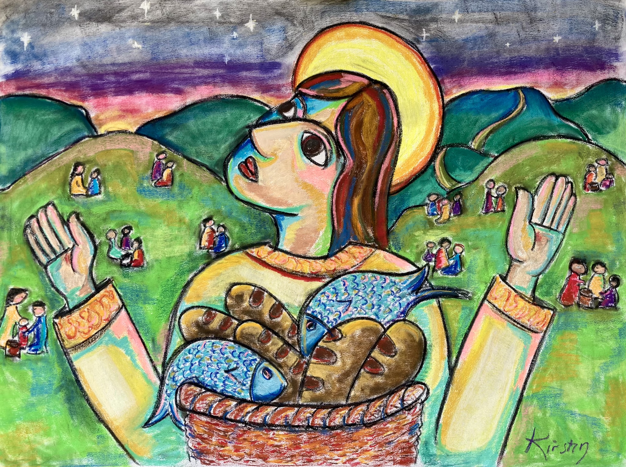 Artwork for Staff Devotion - Matthew 14:13-21